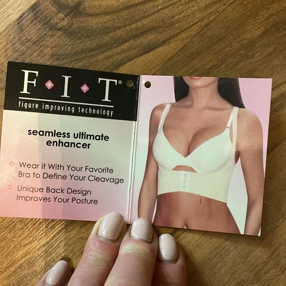 FIT FIGURE IMPROVING TECHNOLOGY F.I.T. bra corset shaper posture bust lift M - Picture 6 of 7